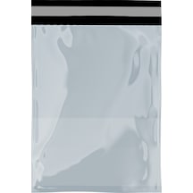 Cepli Gri Kargo Poşeti Cepli 1000'li 30 x 38 + 5 CM