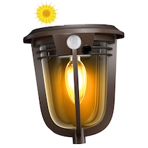 Greentech Güneş Enerjili Hareket Sensörlü, Cob Led Duvar Aplik / GT-SL18