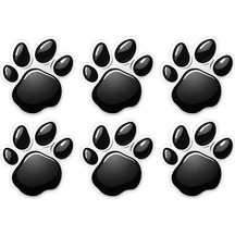 6 Adet 7x7 Pati İzi V2 Sticker Motor Araba Kask Defter Masa Dolap Çok Renkli