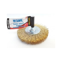 Hawk Ha10131 Pimli Sarı Tel Daire Fırça 60X8 Mm N11.1444