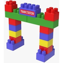 Eğlenirken Öğreten Alfabe Tren Blocks Set - 52 Parça