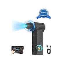 Turbo Jet 130000rpm Şarjlı Turbo Jet Şiddetli Fan Güçlü Hava Üfleyici Araç Süpürgesi 4000 Mah 52m/sec
