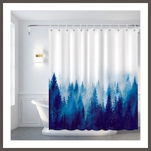 Bezos 180x180 Banyo Perdesi Nxrlvng Çok Renkli