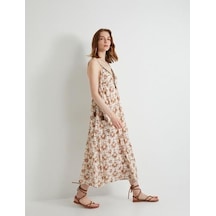 Koton Dresses-kahverengi Desenli