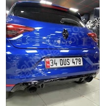 Clio 5 2018-2024 Arka Tampon Eki Difüzör Plastik P.siyah