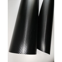 Araç Kaplama Carbon Fiber Folyo Siyah 152 Lik Hava Kanallı