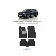 OtoCraft Hyundai Santa Fe Tm 2018-2024 Araca Özel 3d Havuzlu Eva Paspas Tam Set 5 Parça