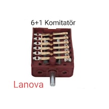 Lanova Ankastre Fırın Komitatörü Kademe Anahtarı Şalter 6+1 - 465471814