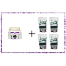 Joy wax Isıtıcı Kazan + 4 Adet Ganül Boncuk Ağda Azulen