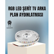 Müzikle Senkronize Led Şerit Tv Aydınlatma