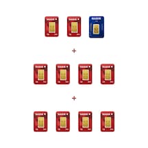 Nadir Gold 24 Ayar 12,5 Gram Külçe Altın 1 Adet 2,5 Gram Külçe Altın + 10 Adet 1 Gram Külçe Altın