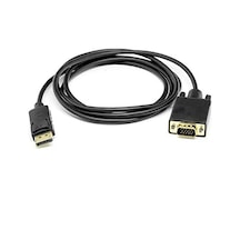 1.8m Display Port To Vga Kablo Dk-cb-dpxvgal180 , Siyah Standart