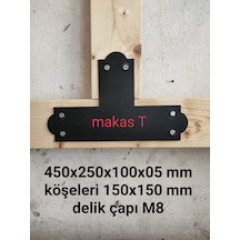 Pergule Pergola Çatı Makas Montaj Aparatı T Model