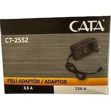 Cata Ct-2552 3.5 Amper 220v Fişli Adaptör 2 Adet