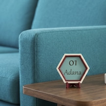 01 Adana Tasarımlı Minimal Dekoratif Obje, Ev Ve Ofis İçin Estetik Şehir Hatırası, Değerli Hediye