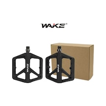 Wake Plastik Siyah Rulmanlı Vidalı Platform Pedal