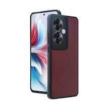 Reno 11f Kılıf Aras Deri Kapak - Bordo Bz8683140836825