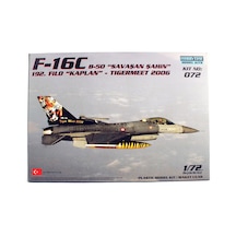 Hobbytime 072 1/72 Ölçek, F-16c B-50 Savaşan Şahin, Tigermeet 2006, Kaplan 192.filo, Savaş Uçağı Plastik Model Kiti-59401