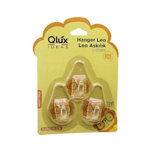 3pcs Leo Askı Şeffaf Askı Yapışkanlı Montaj 5468 Çok Renkli