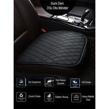 Range Rover Evoque 2019 Ve Sonrası Ön Ve Arka Takım Koltuk Minderi Siyah Deri Siyah Dikis