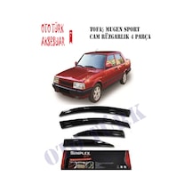Tofaş Uyumlu Kartal Mugen Sport Cam Rüzgarlığı Ön-Arka Sunplex A Kalite