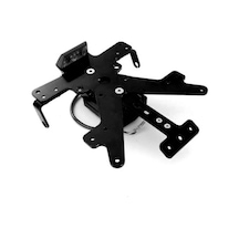 Kawasaki Z1000 Uyumlu Aydınlatmalı Katlanır Plaka Siyah Çok Renkli