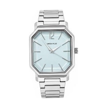 Swiss Plus Man Watch Basic Seri Model-11 St3507ags Max Plus Light Blue-silver Diğer