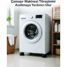 Çamaşır Makinesi İçin 4 Adet Kauçuk Ayak Pedi Renkli