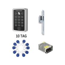 Electrimax QP140 Şifreli Elektrikli Bas Aç Kapı Kilidi 10 TAG