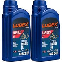 Lubex Rapidus 2t 1 L 2 Zamanlı Motosiklet Yağı (2 Adet)