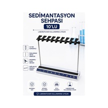 Sedimantasyon Sehpası 10 Lu