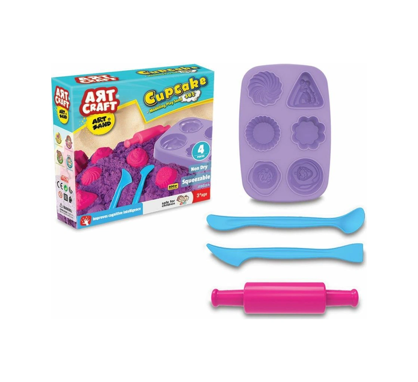 03624 Kap Kek Kum Set 500 Gr Artstand Mor