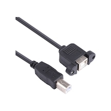 Rogfer Vida Delikli Usb Bm - Bf Yazıcı Uzatma Kablosu, Uzunluk: 50cm