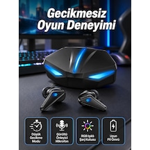 Bluetooth Kulaklık Oyuncu Kulaklığı Rgb Işıklı Oyunlarda Düşük Gecikme Renkli