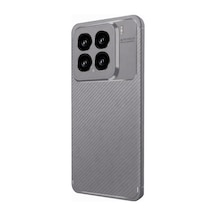 Xiaomi Mi 15 Uyumlu Kılıf Auto Focus Karbon Kapak - Gri