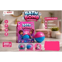 Banyo Topu Banyoda Köpüren Renkli Banyo Topu Oyuncak Banyo Topu 200 Gr 1 Adet