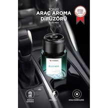 Torima Tcf-02 Araç İçi Aroma Difüzörü Lazerli Akıllı Sensör Şarjlı Blue Men Esanslı Araba Kokusu