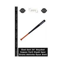 Özel Seri 24" Beyzbol Sopası Yerli Siyah Spor Ürünü Aktivite Oyun Aleti
