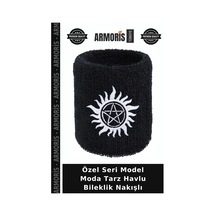 Özel Seri Model Moda Tarz Havlu Bileklik Nakışlı Çok Renkli