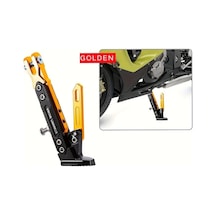 Dashanshop Universal Elektrikli Motosiklet Tek Yan Destek - Cool Golden Yaylı Ayaklık