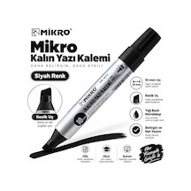 Kesik Uç Siyah Markör Kalem 10 Mm