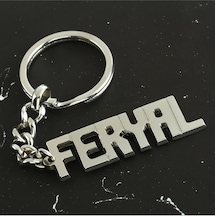 Feryal - 394 - - Cadde101 - İsimli Anahtarlık Çok Renkli
