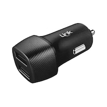 Linktech C490 Çift Girişli Araç Içi Şarj Aleti Adaptör Başlık 2