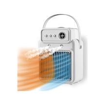 Dekoratif Şömine Görünümlü Fanlı Isıtıcı & Hava Nemlendirici Stil + Konfor Bir Arada