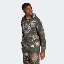 adidas Acc Camo Erkek Yeşil Hoodie Düz Ir9476 Yeşil