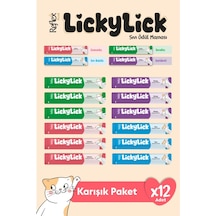Reflex Plus Lickylick Sıvı Ödül Maması Karışık Paket 15 Gr X 12 Adet