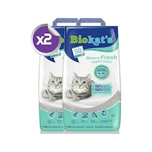 Biokat's Bianco Fresh Topaklaşan Bentonit Kedi Kumu 2 x 10 L