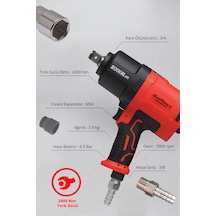 3/4 Havalı Somun Sökme - Gp 3401
