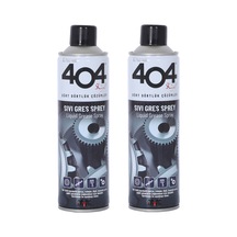 404 Sıvı Gres Yağı Spreyi Zincir Yağlama Spreyi 2 x 400 ML