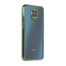 Xiaomi Redmi Note 9 Pro Kılıf Razer Lensli Silikon - Yeşil 0.2M-Çok Renkli